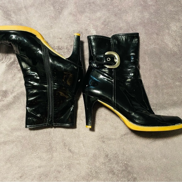 Stuart Weitzman Patent Leather Ankle Boots - Picture 3 of 13
